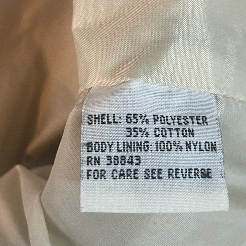 Men's Vintage Beige and Cream Jacket XL - Picture 6 of 8